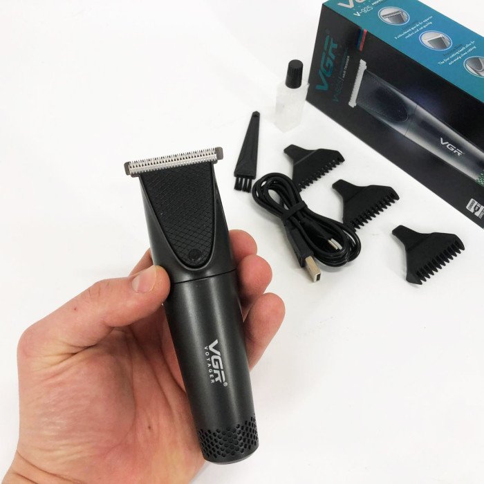 Машинка для стрижки VGR V-925, Професійна бездротова машинка для стрижки волосся, вусів, бороди