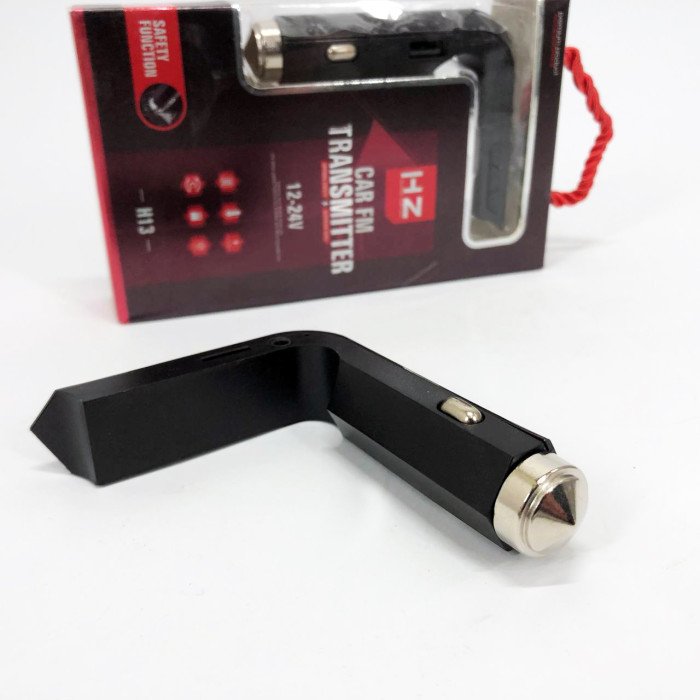Автомобільний MP3 Трансмітер FM-модулятор HZ H13 LCD AUX/USB, Bluetooth фм передавач для автомагнітоли