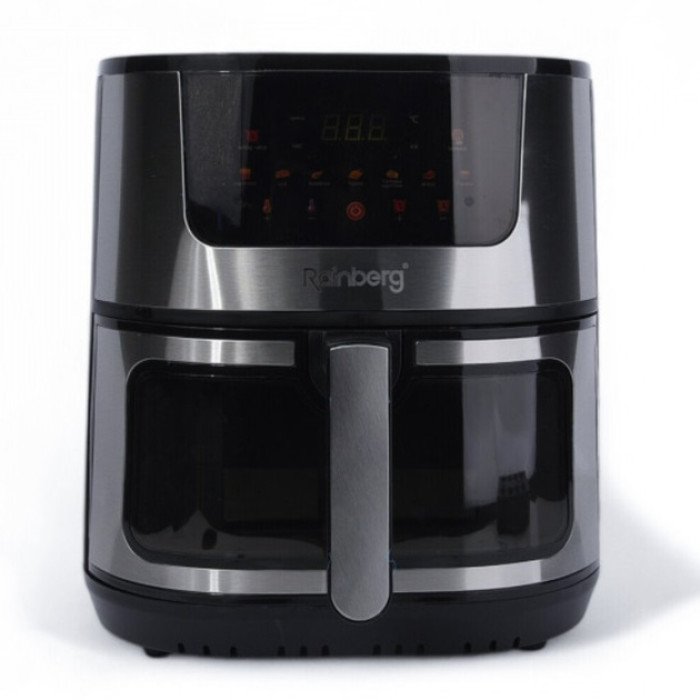 Аерофритниця Rainberg RB-2287 Потужна фритюрниця 4200Вт Аерогриль для приготування без олії 12,5л