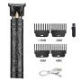 Машинка для стрижки волосся Vintage T9-2 BLACK 4 насадки