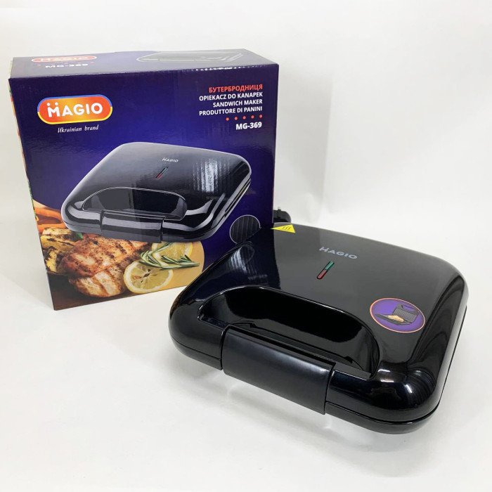 Бутербродниця сендвічниця Magio MG-369
