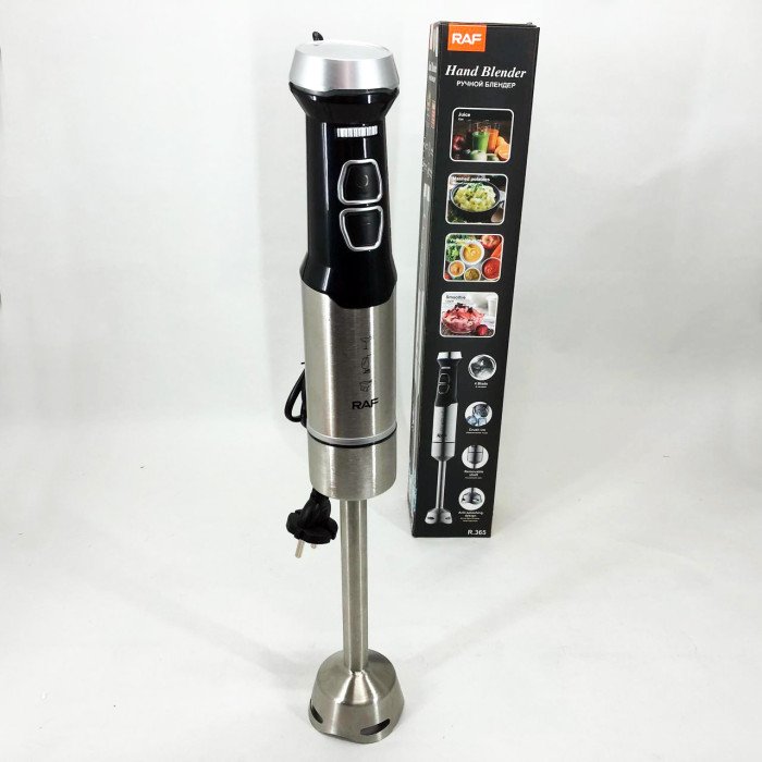 Металевий блендер R.365 високошвидкісний ручний блендер