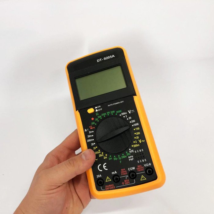 Мультиметр цифровий тестер Digital Multimeter DT9205A зі звуком, для автомобіля, гарний мультиметр