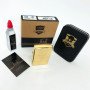 Запальничка бензинова Zorro HL-366, запальничка на день народження, вітрозахисна запальничка. Колір: золотий