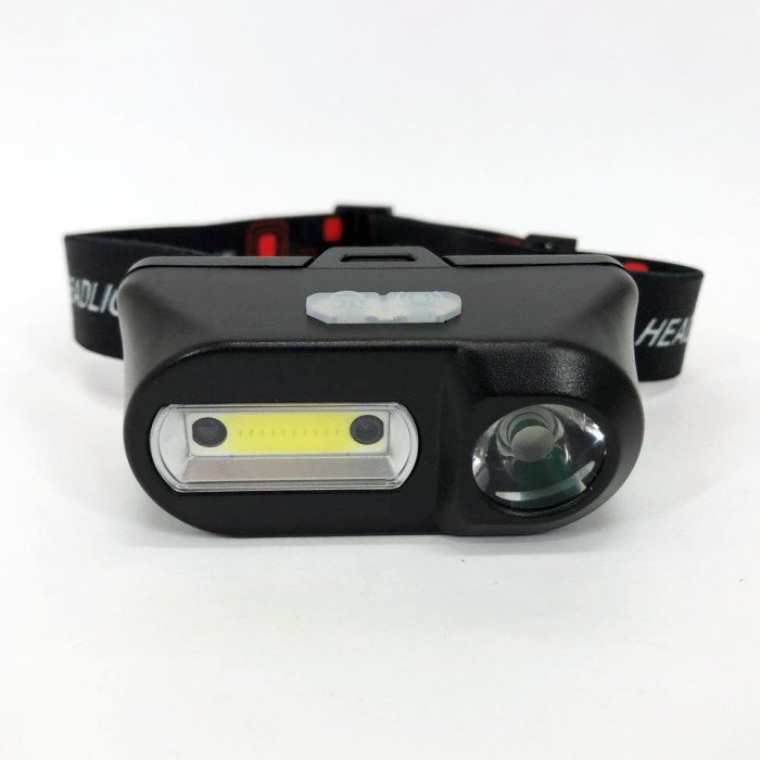 Налобний ліхтарик Bailong BL-1801A акумуляторний, світлодіодний ліхтарик налобний, ліхтар на лоб