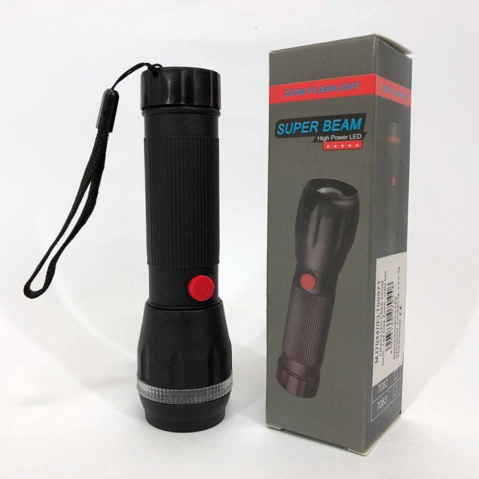 Ручний ліхтарик на батарейках (3хААА) з функцією зуму, кишеньковий міні ліхтар лед ліхтар переносний гарний