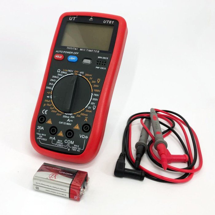Мультиметр цифровий Digital UT 61 професійний вольтметр тестер, якісний мультиметр, цифровий