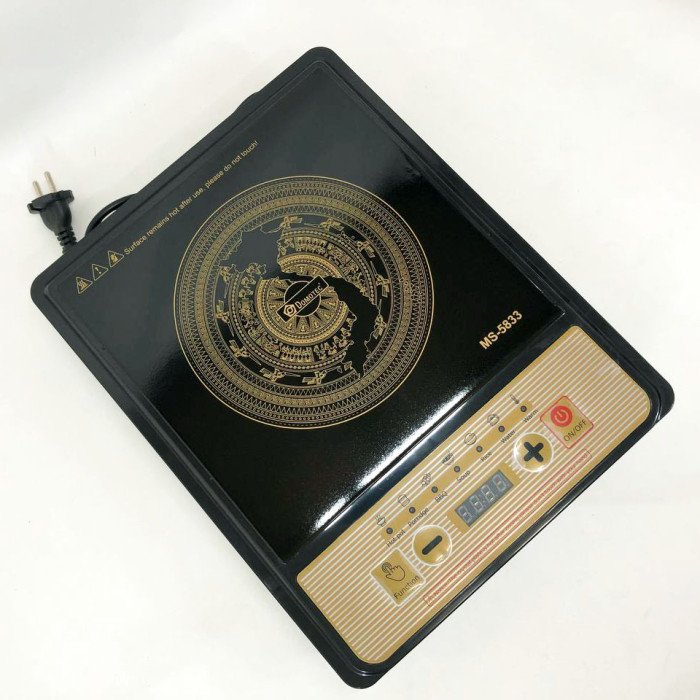 Настільна плита Domotec MS-5833 Однокомфортна Індукційна, електроплита 2000 Вт, плита домашня