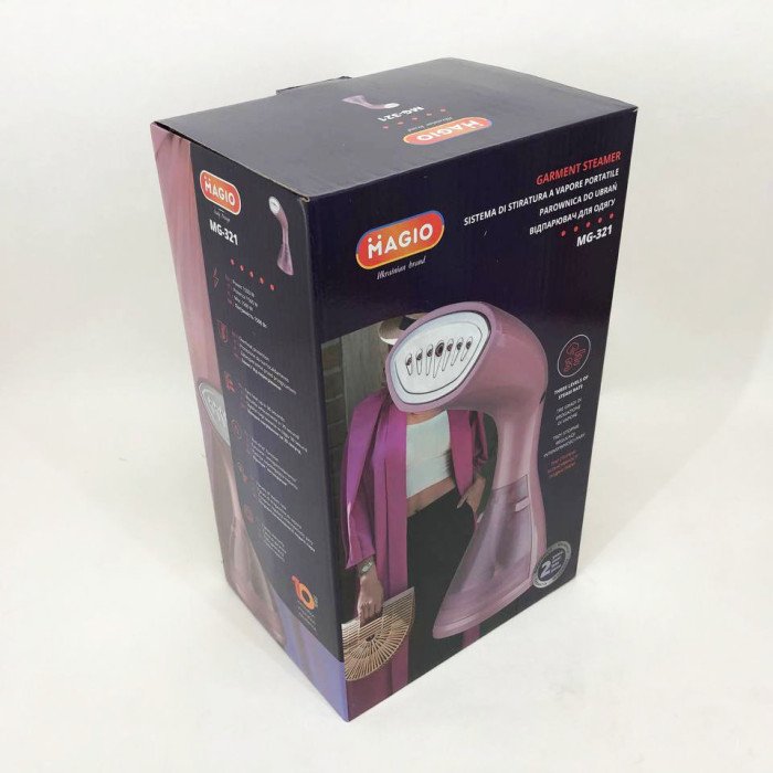 Відпарювач ручний для одягу Magio MG-321, маленький відпарювач для одягу, парова праска для штор
