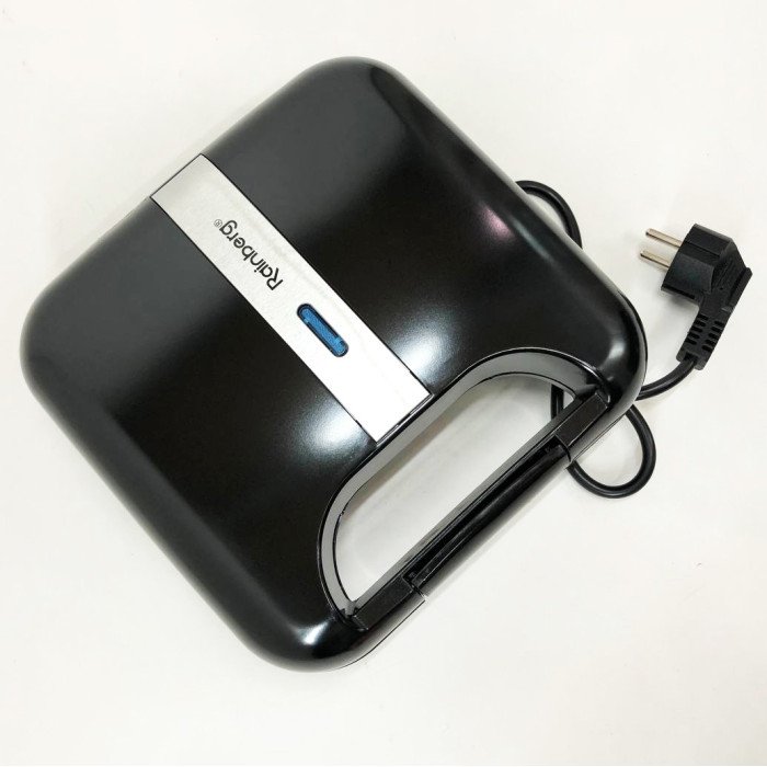 Гриль притискний Rainberg RB-2249, домашній гриль для шаурми, електрогриль для стейків