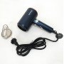 Фен Rainberg RB-2212 8800 W з регуляцією температури та швидкості для сушіння та укладання волосся. Колір: синій