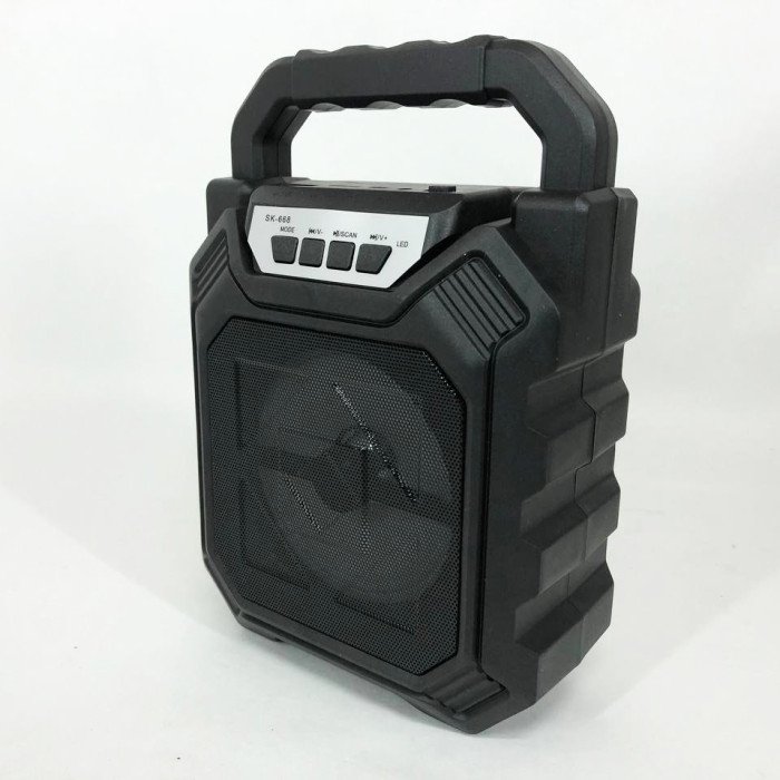 Бездротова портативна колонка Bluetooth YF-668BT. Колір: чорний