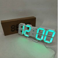 Годинник настільний електронні VST-883 LED з будильником і термометром, розумний настільний годинник