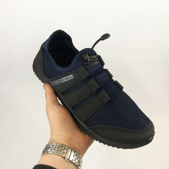 Кросівки літо чоловіча сітка 45 розмір. Кросівки сітка сіточка чоловіча. Модель 62168. Колір: синій