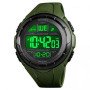 Годинник наручний чоловічий SKMEI 1656GN ARMY GREEN, годинник наручний електронний тактичний. Колір: зелений