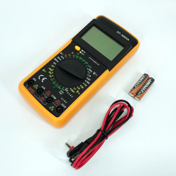 Мультиметр цифровий тестер Digital Multimeter DT9205A зі звуком, для автомобіля, гарний мультиметр