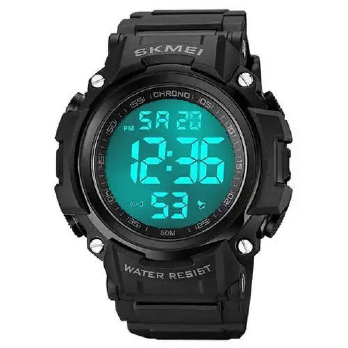 Годинник наручний чоловічий SKMEI 1886BKWT, годинник для чоловіка. Колір: чорний з білим циферблатом