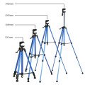 Професійний штатив 3366, трипод з чохлом, Штатив для телефону горизонтальної зйомки Колір: синій