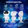 Ночник-проектор космонавт Світильник проектор космонавт Дитячий нічник-проектор зоряного неба