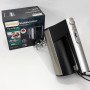 Міксер ручний електричний Rainberg RB-2214 600W 5 швидкостей з підставкою, двовіночковий міксер