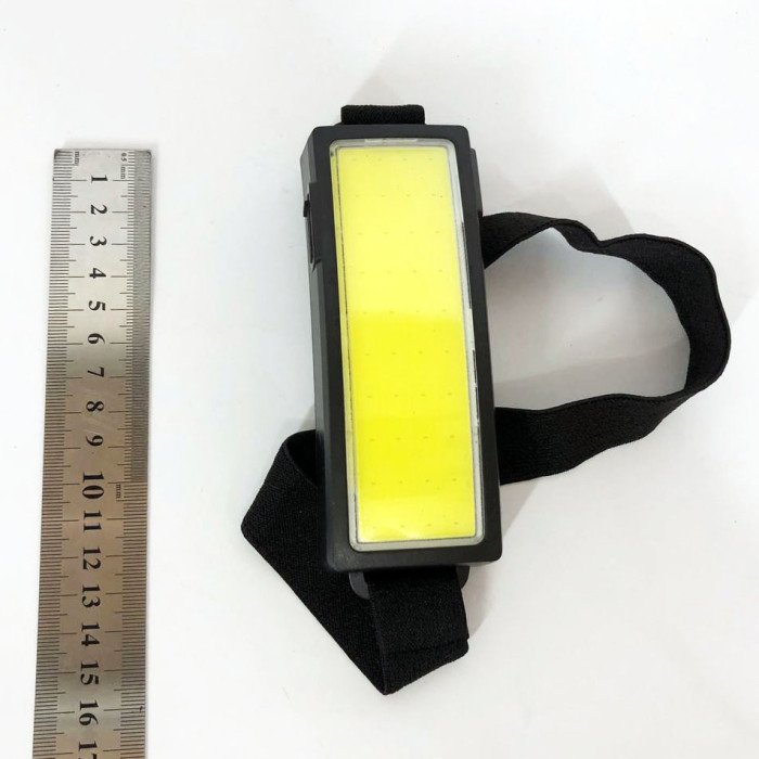 Налобний ліхтарик яскравий для СТО Bailong BL-F007-COB, 3 режими, водостійкий, зарядка від USB