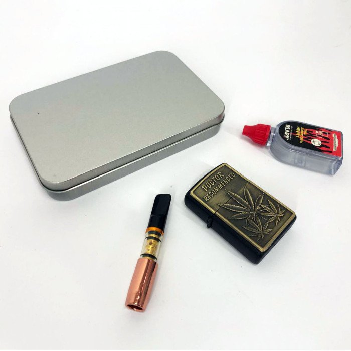 Запальничка бензинова в подарунковій коробці N10, Запальнички бензинові, Подарункові запальнички для куріння.