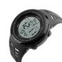 Годинник наручний чоловічий SKMEI 1167BK BLACK, армійський годинник протиударний. Колір: чорний