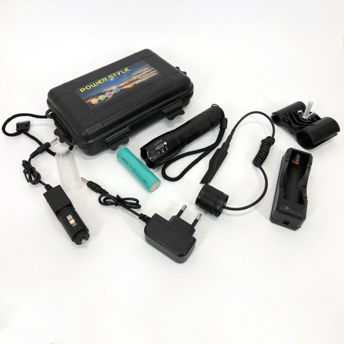 Ліхтарик підствольний під рушницю Bailong Police BL Q1831 T6 (суперпотужний) з виносною кнопкою