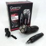Тример для стрижки бороди триммер для носа, електробритва 3 в 1 GEMEI GM-7113, Тример бездротовий
