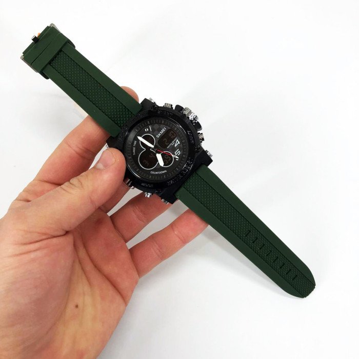 Годинник наручний чоловічий SKMEI 2065AG, водонепроникний чоловічий годинник, чоловічий спортивний