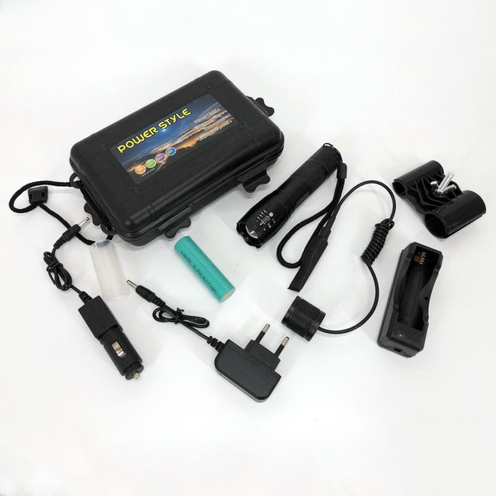 Ліхтарик підствольний під рушницю Bailong Police BL Q1831 T6 (суперпотужний) з виносною кнопкою