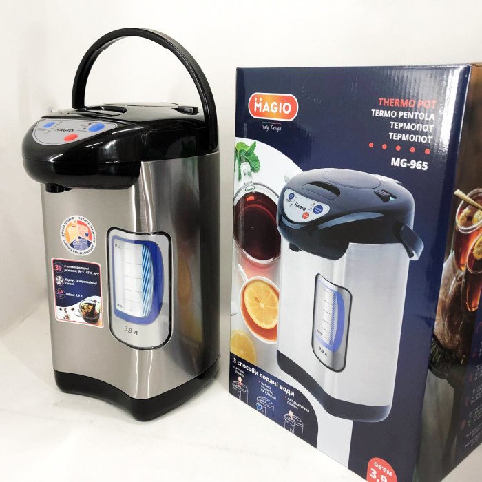 Термопот MAGIO MG-965, термопот електричний побутовий для підігріву води, розумний чайник