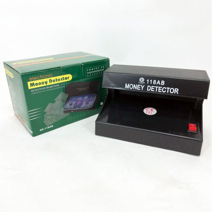 Машинка для перевірки доларів AD-118AB, Ультрафіолетові детектори валют, Портативні детектори валют