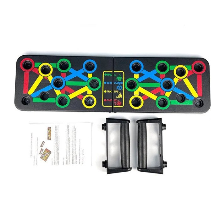 Дошка для віджимань Power Push, Тренажер для різних груп м'язів, Опори для віджимання