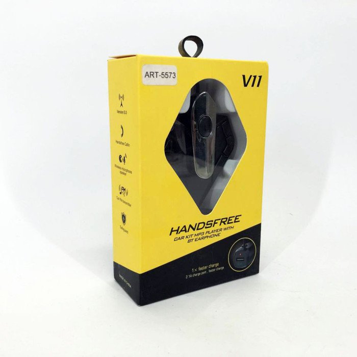 Трансмітер FM V11 BT з Bluetooth гарнітурою модулятор, блютуз фм передавач для автомагнітоли