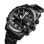 Годинник наручний чоловічий SKMEI 1453BK BLACK, армійський годинник протиударний. Колір: чорний