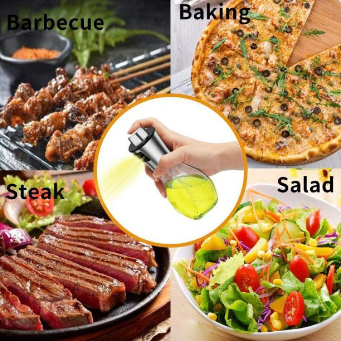 Набір пляшок з дозатором для олії Benson Big 200 мл кухонний розпилювач олії, Пляшка розпилювач