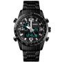 Годинник наручний чоловічий SKMEI 1453BK BLACK, армійський годинник протиударний. Колір: чорний
