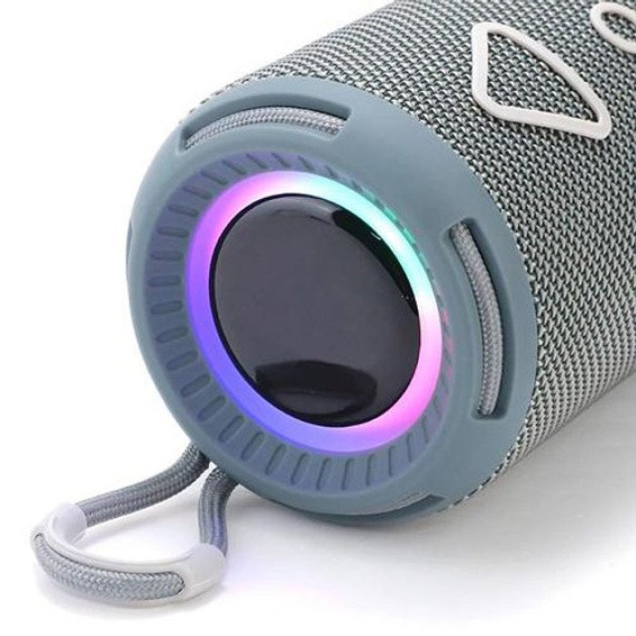 Bluetooth колонка портативна TG656 FM-радіо, Гучна блютуз колонка, Колонка для вечірки. Колір: сірий