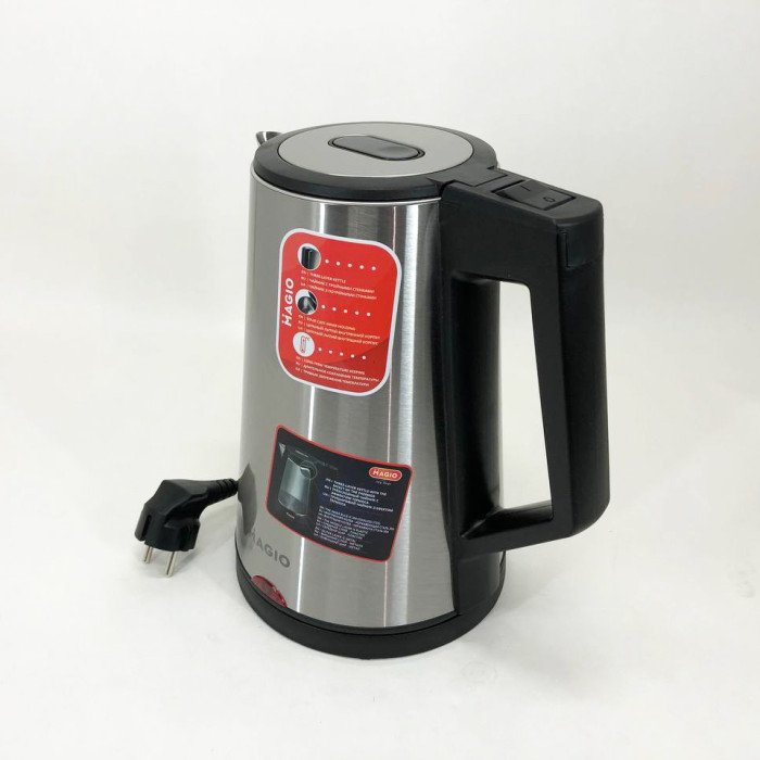 Електрочайник MAGIO MG-988, гарний електричний чайник, тихий електричний чайник, безшумний чайник