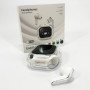 Бездротові вакуумні навушники TWS з дисплеєм LED, вологозахист IPx4 Bluetooth 5.4 з кейсом. Колір: білий