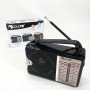 Радіоприймач портативне радіо Golon RX-606 від мережі та на батарейках приймач ретро колонка fm акустична