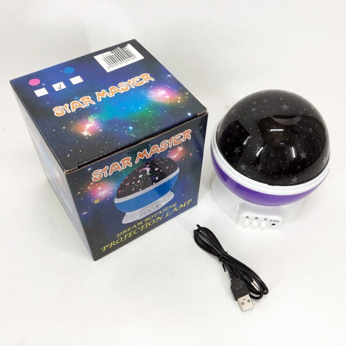 Проектор зоряного неба Star Master Big Dream, Зоряне небо прожектор, домашній. Колір: фіолетовий