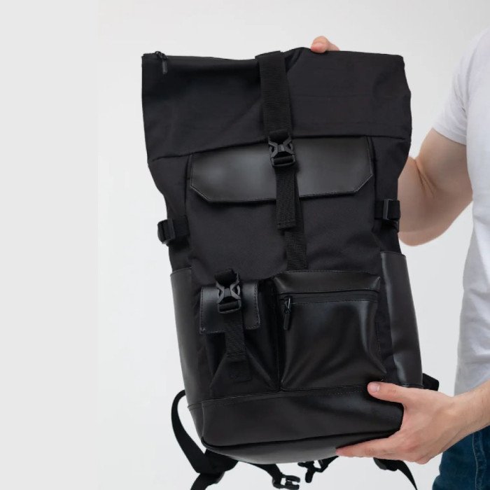 Рюкзак Rolltop чоловічий жіночий для подорожей і ноутбука , Ролтоп великий для міста
