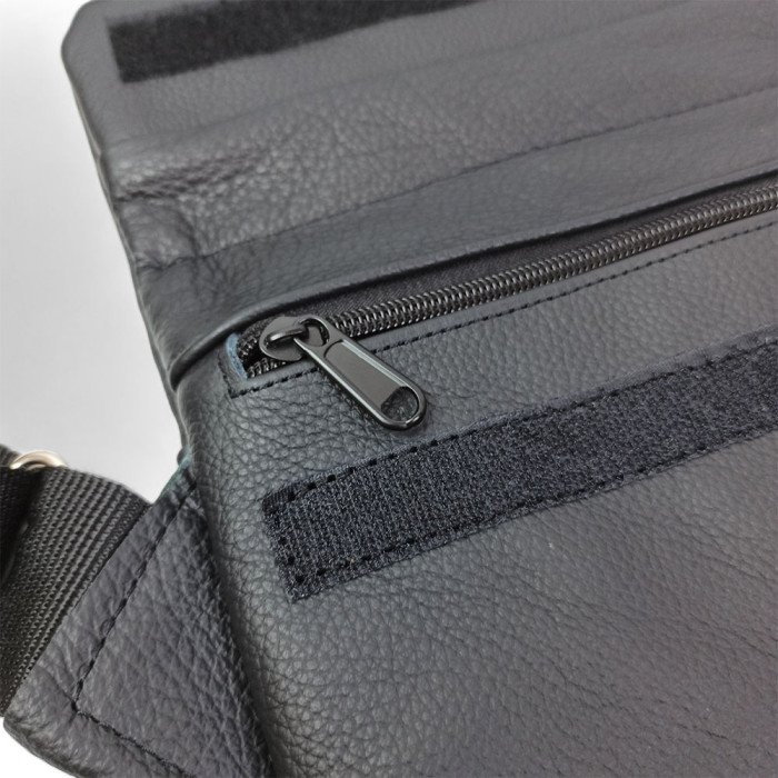 Набір 2В1. Шкіряна сумка з кобурою + ліхтарик професійний POLICE BL-X71-P50