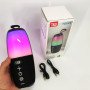 Портативна колонка TG644 5W з RGB підсвічуванням та ремінцем, блютуз колонка з акумулятором. Колір: чорний