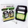 Ліхтар переносний JY-978D-LED+12COB, power bank, ліхтар світлодіодний прожектор. Колір: зелений