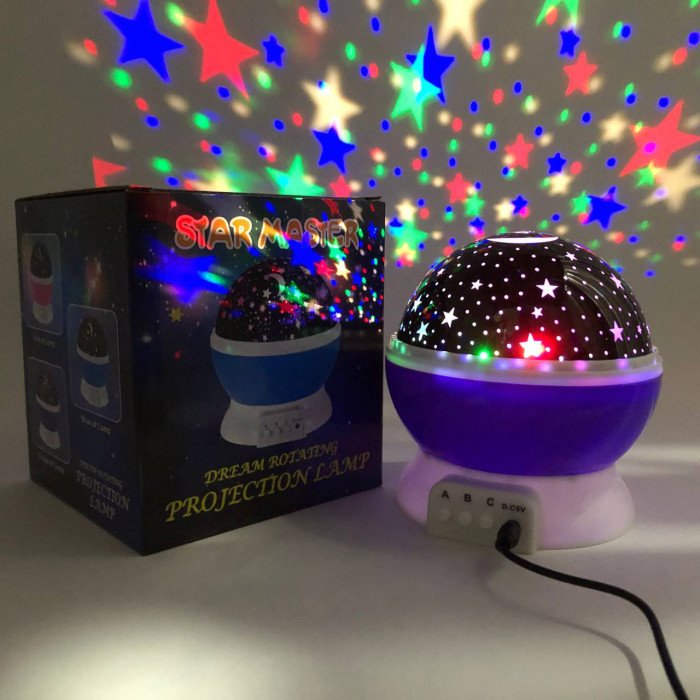Проектор зоряного неба Star Master Big Dream, Зоряне небо прожектор, домашній. Колір: фіолетовий