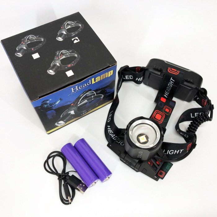 Ліхтар налобний PLD-T115-PM30-TG, ліхтар акумуляторний для риболовлі, ліхтар на голову для бігу