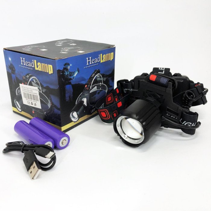 Ліхтар налобний PLD-T115-2PM10-TG (white+red), Ліхтарик на голову для роботи, Надпотужний ліхтар налобний